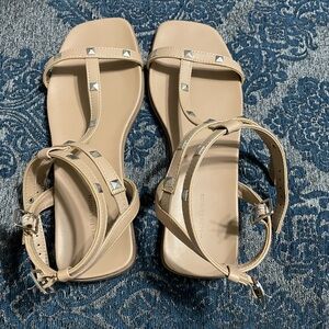 Beige sandals